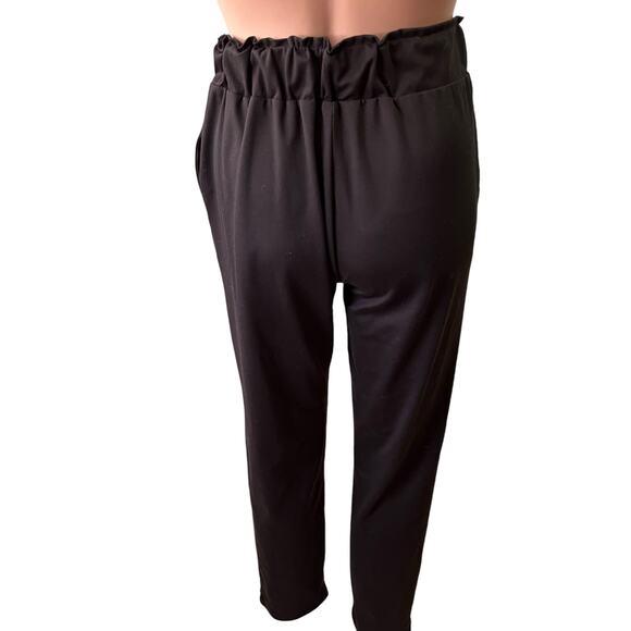 Joie Black Leggings XS Pullon Wide Elastic Waistband Stretchy Comfortable Preppy - Picture 3 of 5